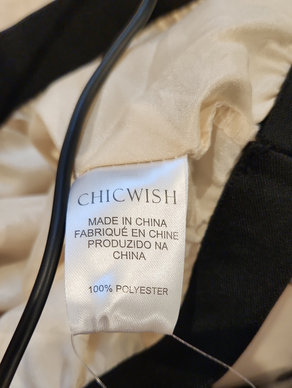 Chicwish NWT Butterfly Lace Tulle Midi Skirt Ivory Black Sz S (Measurements) - Picture 10 of 13